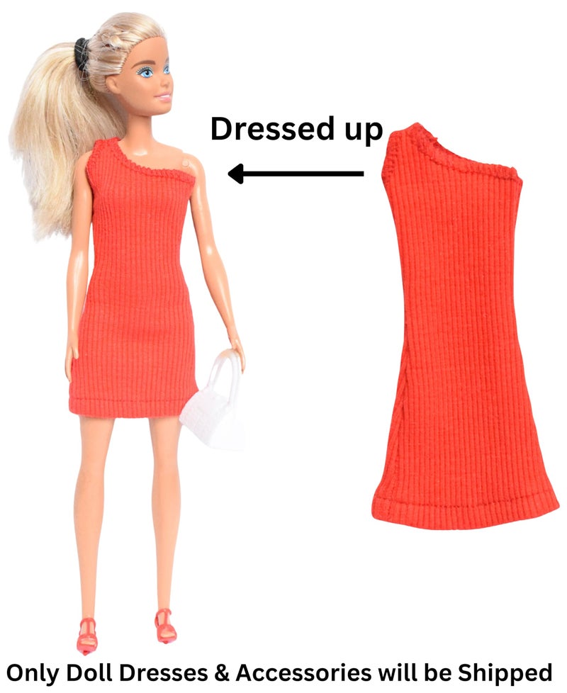 El Figo Doll Dresses and Accessories Set / 2 Pc Doll Outfits with Accessories (Tailored Dress for 28 c.m - 31 c.m Tall Doll) - Image 4