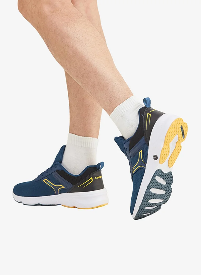 كامبس Men Hurricane Memory Foam Lace-Up Running Shoes-BT.GRN/BLK