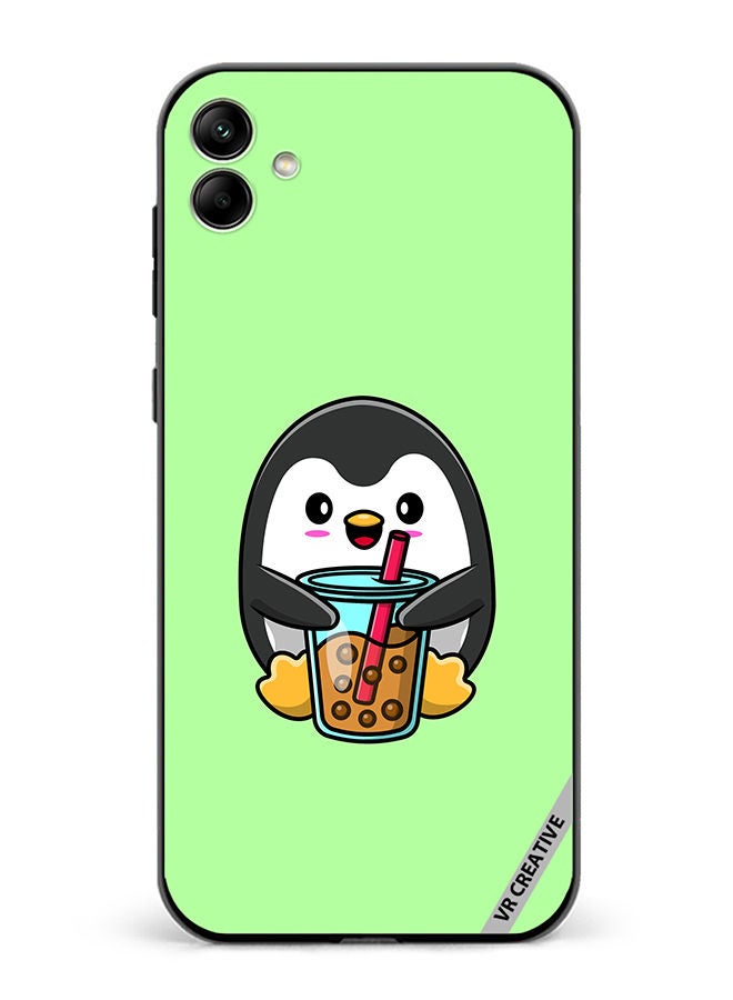 VR CREATIVE Protective Case Cover For Samsung Galaxy A04 Penguin Cola Design Multicolour - Image 1