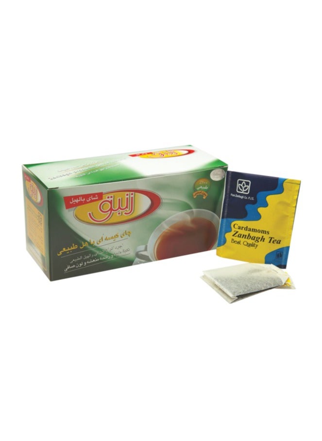 ZANBAGH Cardamom Tea – Rich, Aromatic & Comforting – 25 Tea Bags  - Image 1
