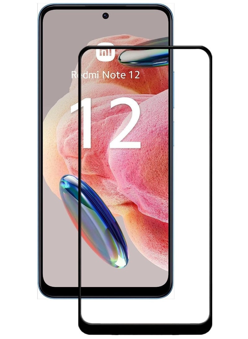 ACLIX Antistatic ESD Dustproof Premium Quality High Definition Tempered Glass Screen Protector Designed For Xiaomi Redmi Note 12 4G - Image 1
