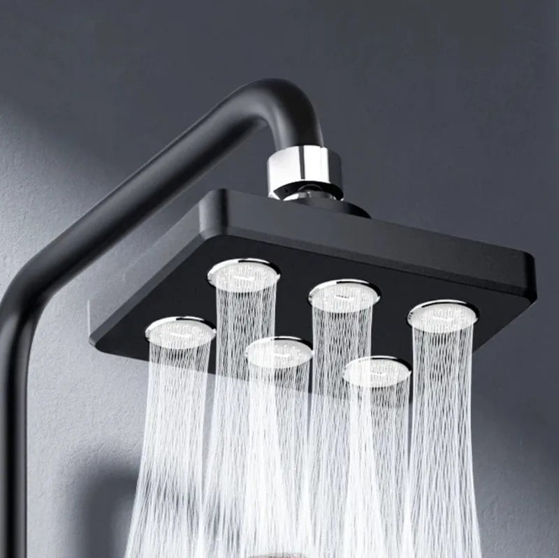 رأس دش مطري مضغوط بتغطية محيطية صغيرة 360 درجة وتدفق مياه كبير للحمام والمنزل والسبا - إكسسوارات دش - Image 1