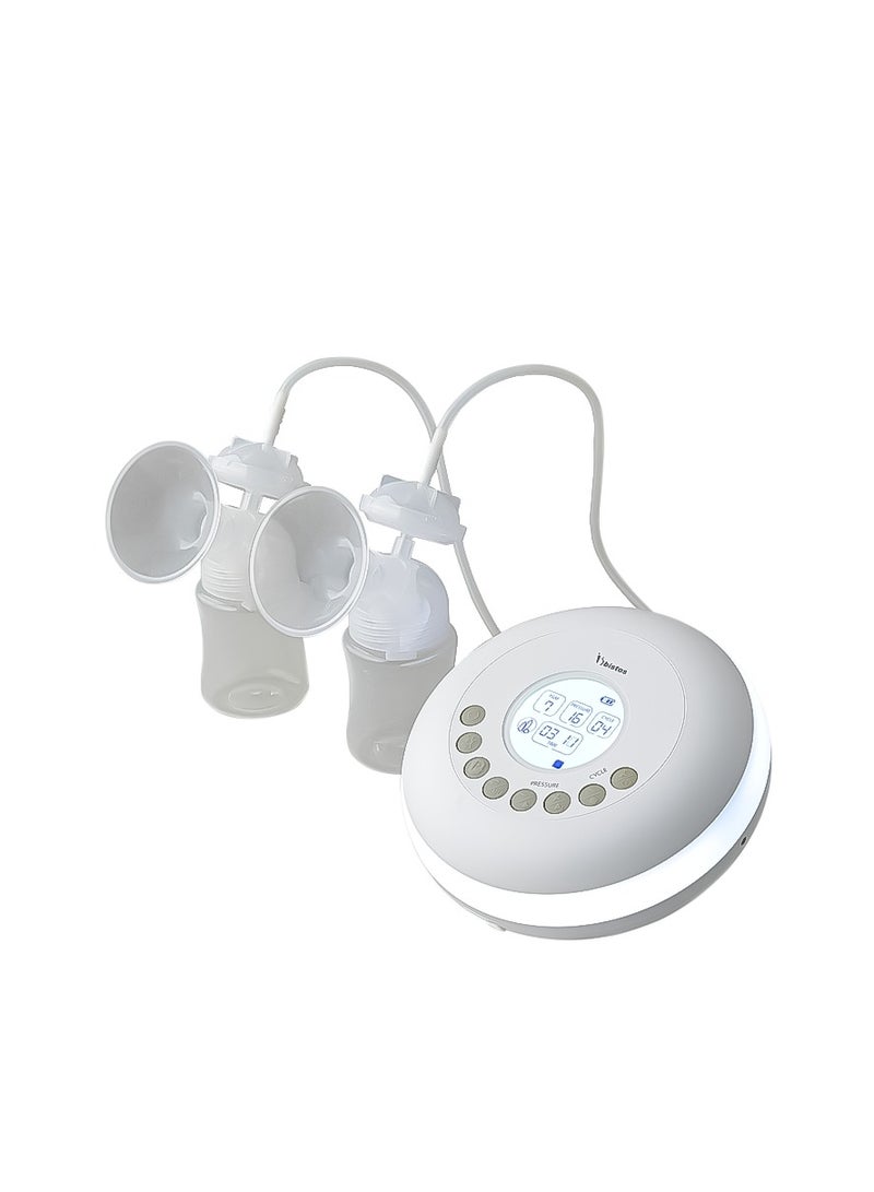 Bistos BT-150 Desktop Breast Pump Dual – Various Expression & Massage Levels, Nursing Night Lamp, Customizable Program Settings, Mobile App Control, Compatible with Android & iPhone, Hospital Grade