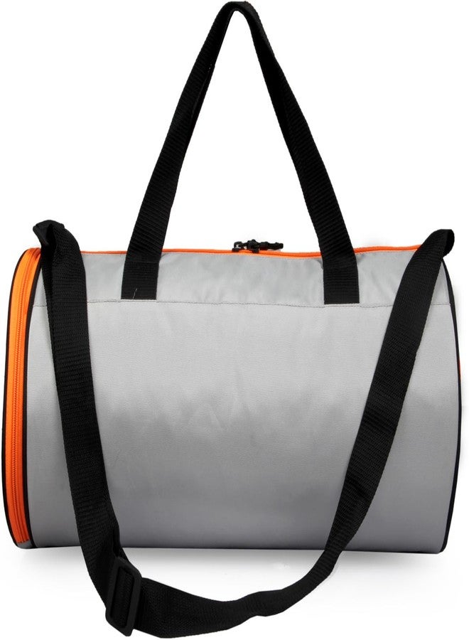 World Star Gym Duffel Bag Sports Bag for Mens/Womens with Shoe Compartment, Detachable Shoulder Strap | Grey|(1010) - Image 5