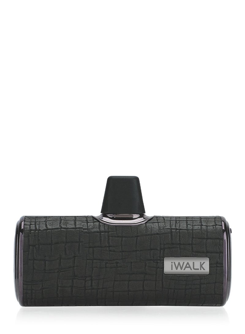 آيووك بنك الطاقة المحمول الصغير المحمول iWALK بنك الطاقة 4500 مللي أمبير في الساعة، جلد من النوع C-أسود - Image 4