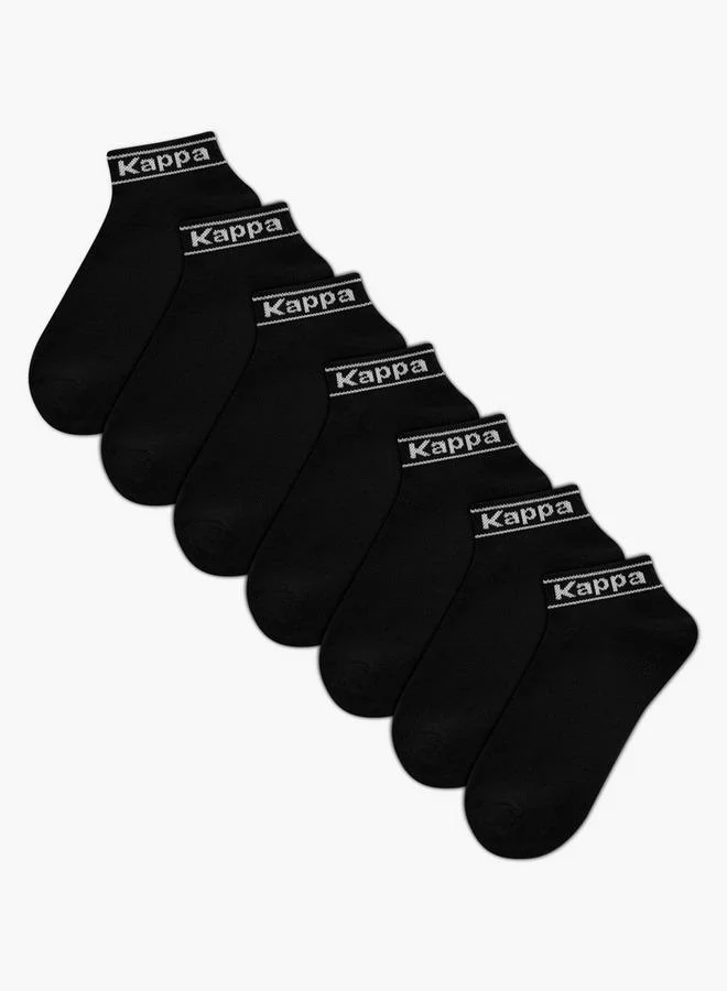 Kappa Pack of 7 Ankle Length Cotton Sports Socks