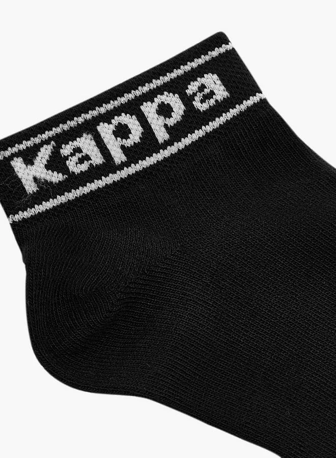 Kappa BLACK Pack of 7 Ankle Length Cotton Sports Socks for Women | Best Price UAE