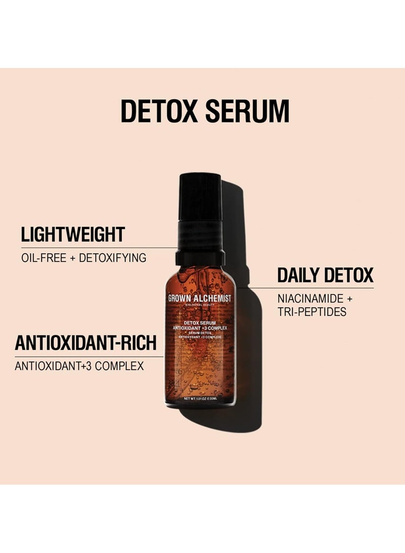 سيروم ديتوكس للوجه بخلاصة النياسيناميد خالي من الزيوت مع ثلاثي الببتيدات ومضادات الأكسدة لحماية حاجز البشرة ديتوكسيفي مرطب مرطب مضاد للشيخوخة ومضاد للتجاعيد 30 مل - Image 4