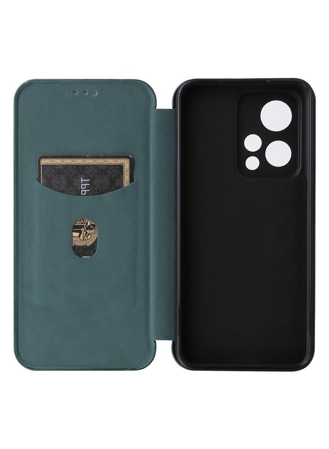 S-TOP Case For Honor 90 GT Carbon Fiber Texture Flip Leather Phone Case - Image 4