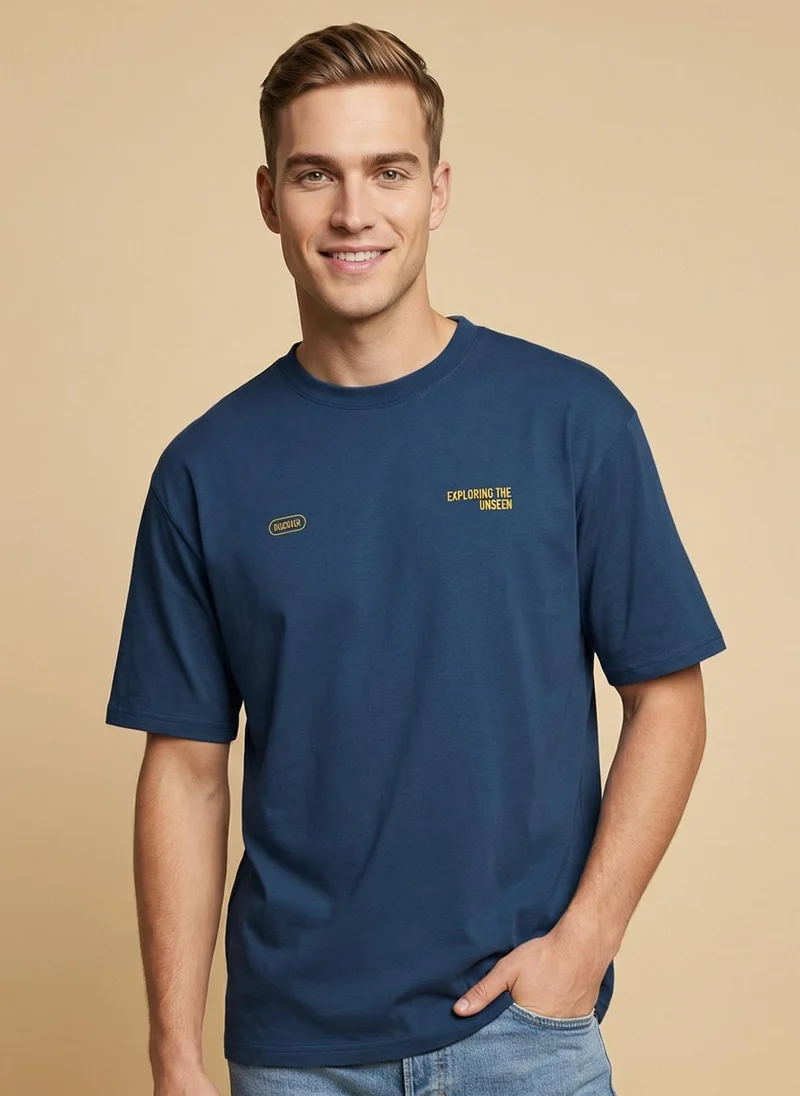 NOBERO NOBERO Men's Premium Oversized Printed T-Shirt