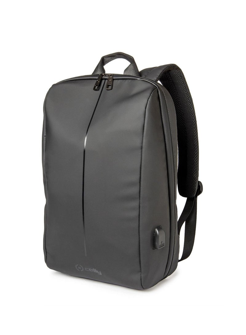 Celly 15.6" Travel Laptop Backpack, Business Anti-Theft Slim Durable Laptops Backpack with USB Charging Port, Gifts for Men & Women Water-Resistant College School Computer Bag - Image 1
