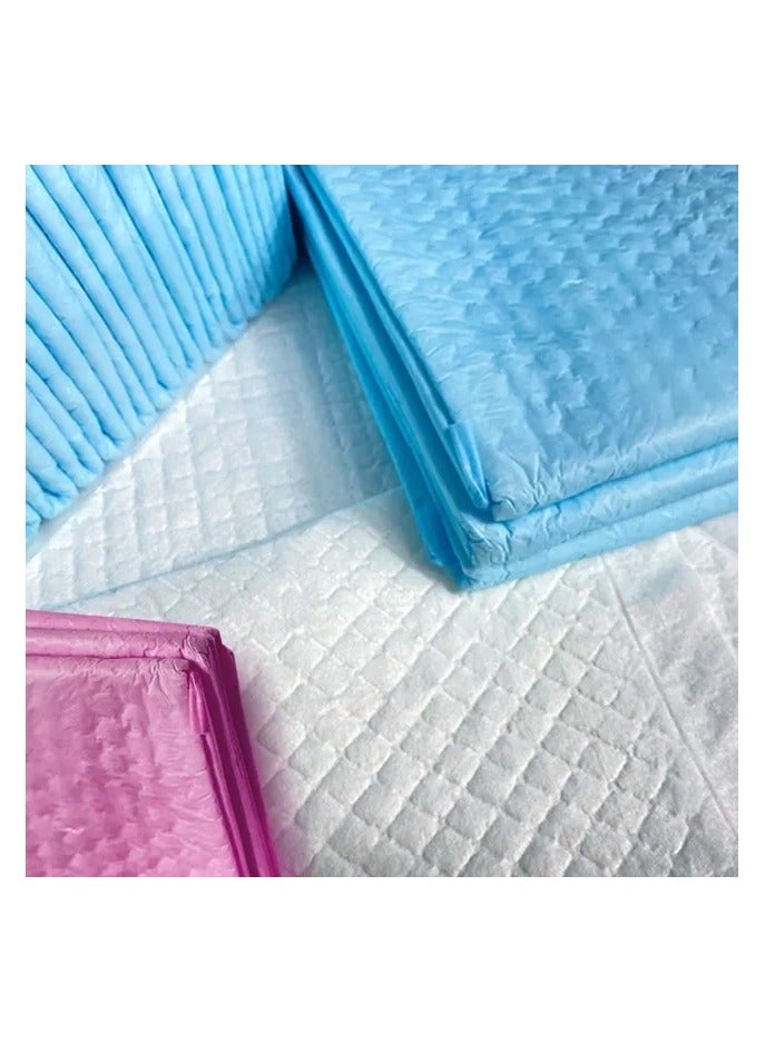 Babamama Disposable Changing Mats, 50 Counts, Soft Waterproof Mat, Portable Leak Proof Changing Mat, New Mom Leak-Proof Under pad, Mattress Table Protector Pad - Image 3