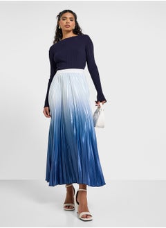 ELLA Pleated Ombre Skirt  - Image 2