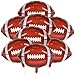 Atiloy 8PCS Football Balloons Garland 24inch Large Foil Mylar Sports Balloons Football Balloon Bouquet Arch for Football Graduation Birthday Themed Party Decorations Supplies - Image 2