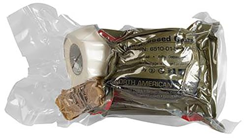 North American Rescue Individual Aid Kit NAR Compact First Aid with Compressed Gauze, Petrolatum Gauze, ETD, Gloves, Surgical Tape (85-0404) - Image 3