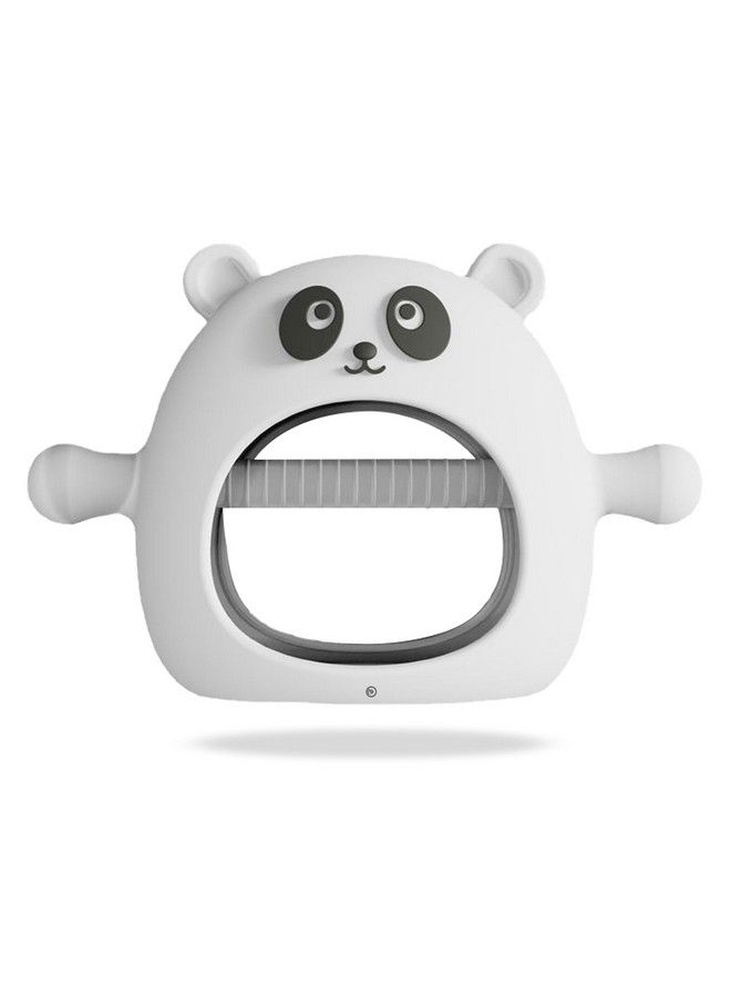 DaKos Teether Soother For New Born Teether And Soother For Baby Baby Mitten Teether Baby Chew Toys For Sucking Needs Sensory Teether Toy (Animal Shaped Panda White) - Image 1