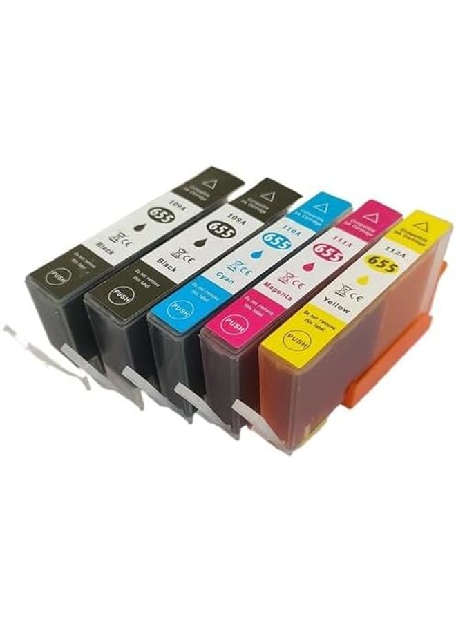 Compatible 655 XL Ink Cartridge 1SET 5PC For 655 3525 5525 4615 4625 4525 6520 6525 6625 Printers - Image 2