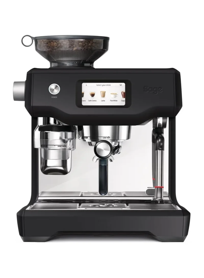 Sage The Oracle Touch - Bean to Cup Coffee Machine with Grinder and Milk Frother, Black Truffle