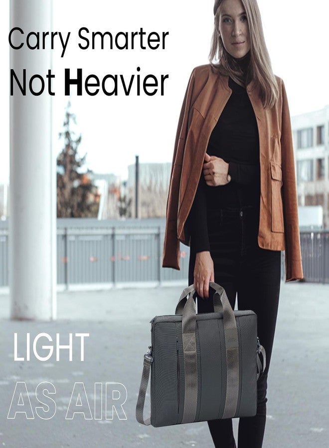 RivaCase Hyde 8830 Laptop Bag Lightweight Stylish Slim Shoulder Bag Dual zipper utility Bag For Men & Women | Business Laptop Bag | Upto 15.6 '' Notebook/Macbook Compatiable Travel bag accessories - Image 5