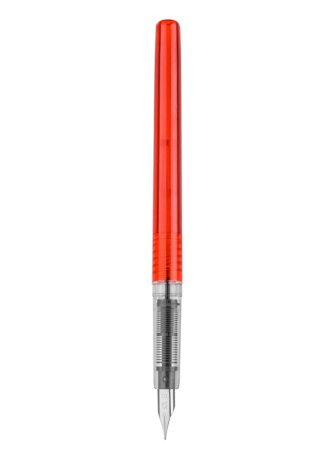 PLATINUM, Fountain Pen - PREFOUNTE (Vermillion Orange, Medium) - Image 3