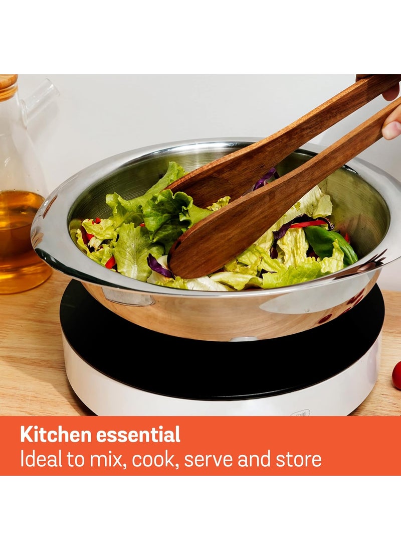 MEYER Meyer Trivantage Stainless Steel Triply 2 Piece Cookware Set - Tasla + Glass Lid, 26cm  - Image 5