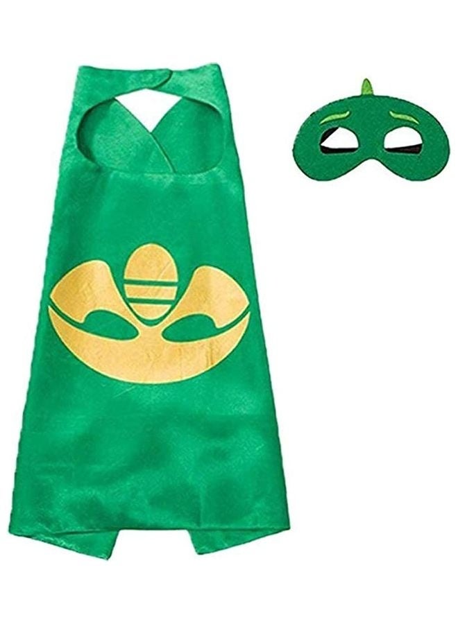 3-Piece Superhero Cape And Mask Costume - Image 4