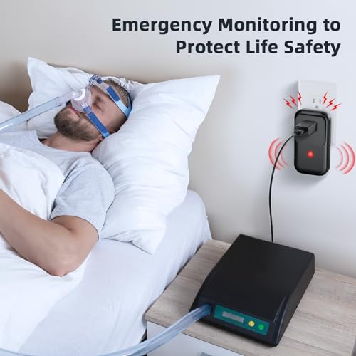 Satisure إنذار انقطاع الطاقة، إنذار انقطاع الطاقة في المجمد 7 صفارات، إنذار المجمد مع مؤشر LED قابل للتعديل من 0-110 ديسيبل 12 ساعة تنبيه، جهاز مراقبة انقطاع الطاقة للثلاجة، مضخات المياه، حوض السمك - Image 3