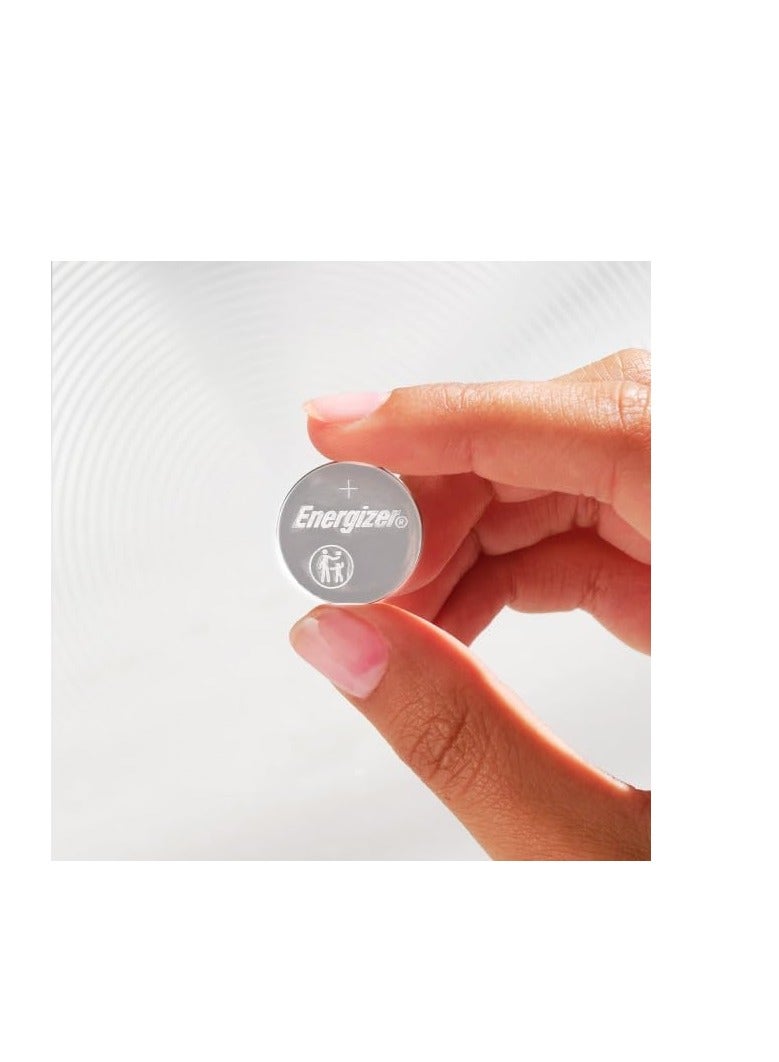 Energizer 2-Pieces Long Lasting Specialty 2032 Lithium Coin Battery 3V With Baby Secure Technology Silver  - Image 4