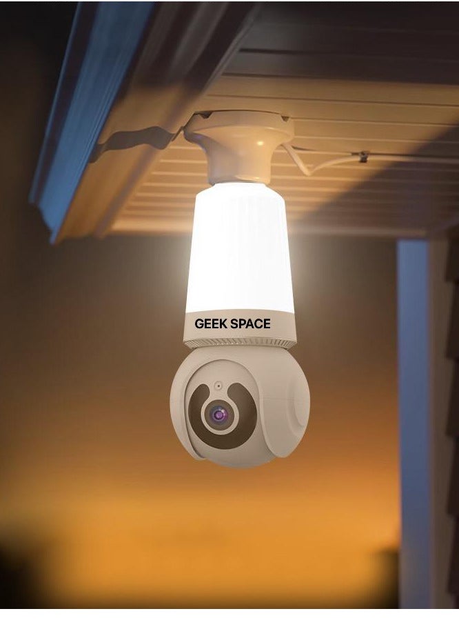 كاميرا Geek Space Wi-Fi Bulb: إضاءة ذكية ومراقبة بزاوية 360 درجة في مصباح واحد E26 - pzsku/ZEF724F95F8F3EF9F1985Z/45/_/1732547398/10427124-2edb-4844-b86e-fa6fb570a333