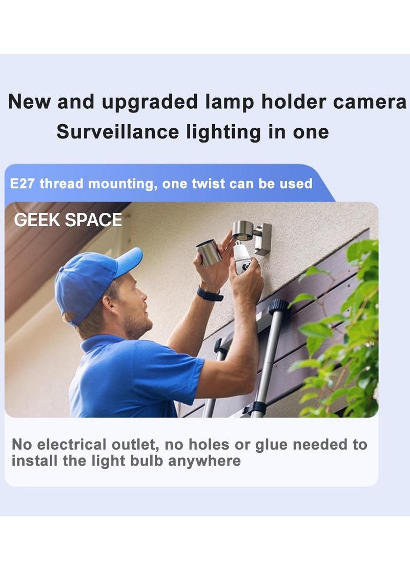 كاميرا Geek Space Wi-Fi Bulb: إضاءة ذكية ومراقبة بزاوية 360 درجة في مصباح واحد E26 - pzsku/ZEF724F95F8F3EF9F1985Z/45/_/1732547448/d33ff069-5d00-48ec-97db-9236ff6250e8