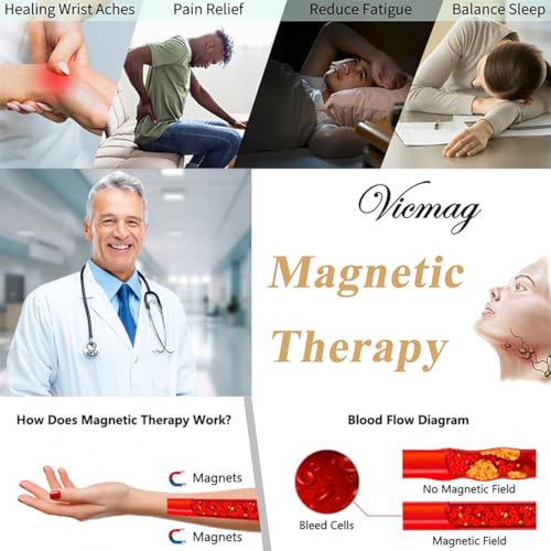 Vicmag Copper Magnetic Ring for Women, Magnetic Rings Ladies Fingers Thumb 100% Solid Pure Copper Jewelry Gift Adjustable(Gold Silver+Silver Gold) - Image 2