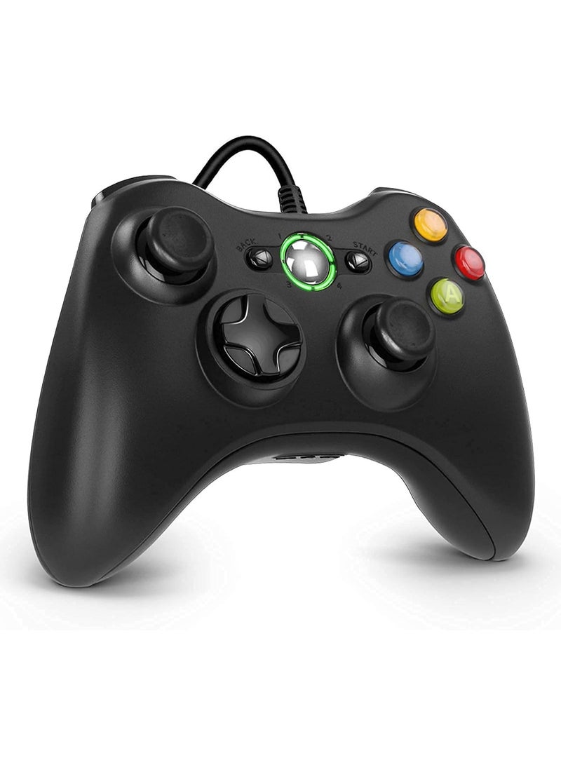 Controller for Xbox 360, PC Controller USB Wired Joystick Gamepad, Improved Ergonomic Design Controller for Xbox 360 Slim PC with Windows Vista/7/8/8.1/10 - Image 1