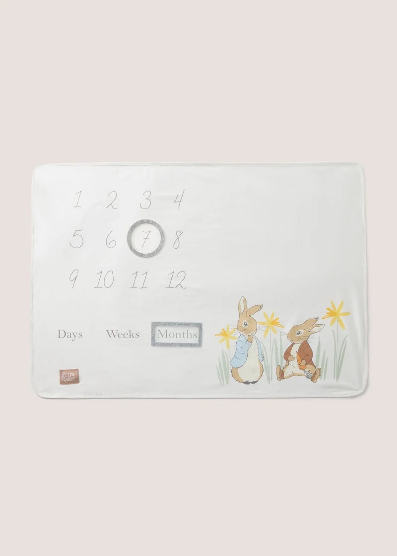 Matalan Peter Rabbit Baby Cream Blanket