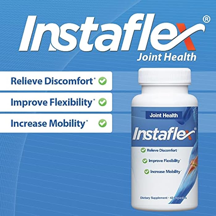 Instaflex Joint Support Supplement for Men and Women - Glucosamine, MSM, White Willow, Turmeric, Ginger, Cayenne, Hyaluronic Acid - 42 Capsules - Image 2