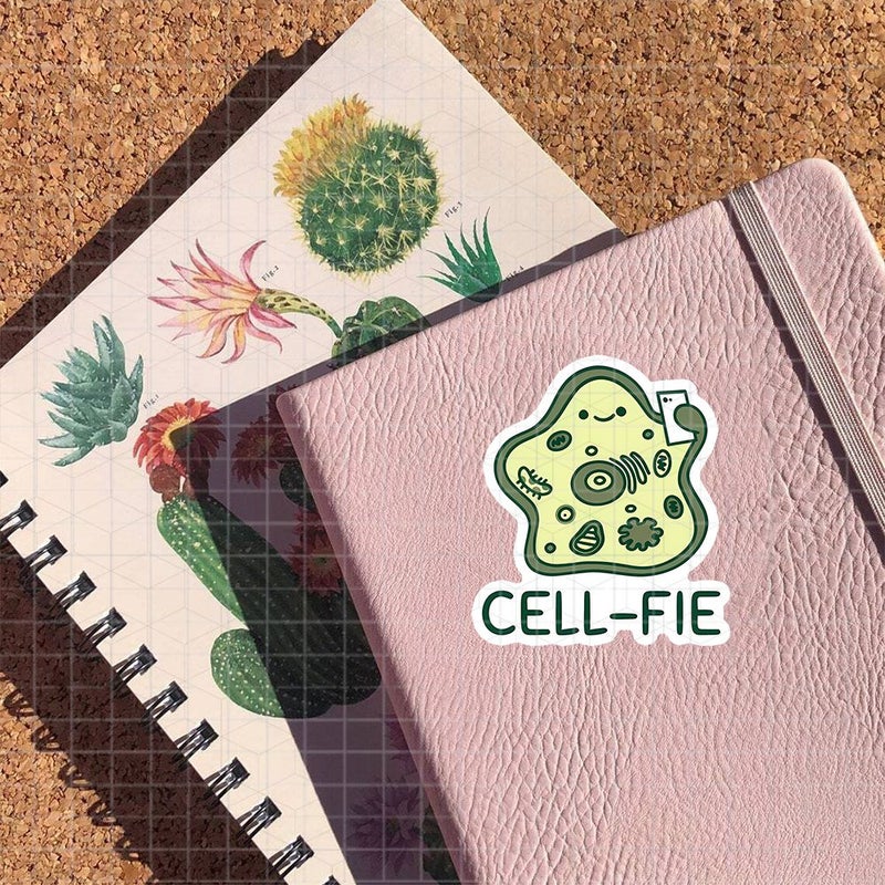 Polychrome 3 Inch Cellfie Biology Meme Vinyl Sticker For Laptop Water Bottle Lab - Image 5