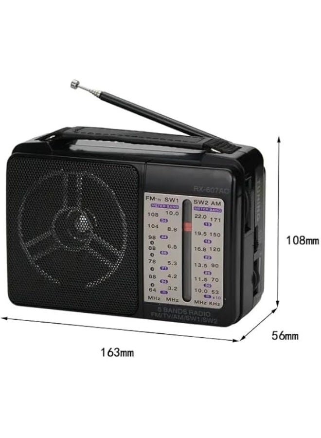Classic Medium-Sized Radio – Operates on direct electricity and batteries, available in multiple models, shapes, and colors. - Image 4