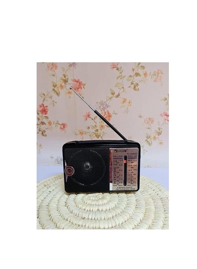 Classic Medium-Sized Radio – Operates on direct electricity and batteries, available in multiple models, shapes, and colors. - Image 3