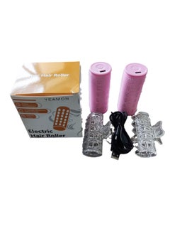 General Charging Style Bang Curling Tool Heating and Styling Curling Wand Self-Adhesive Air Lazy Roll Simple Pack of 2 Hair Cylinders  - Image 1
