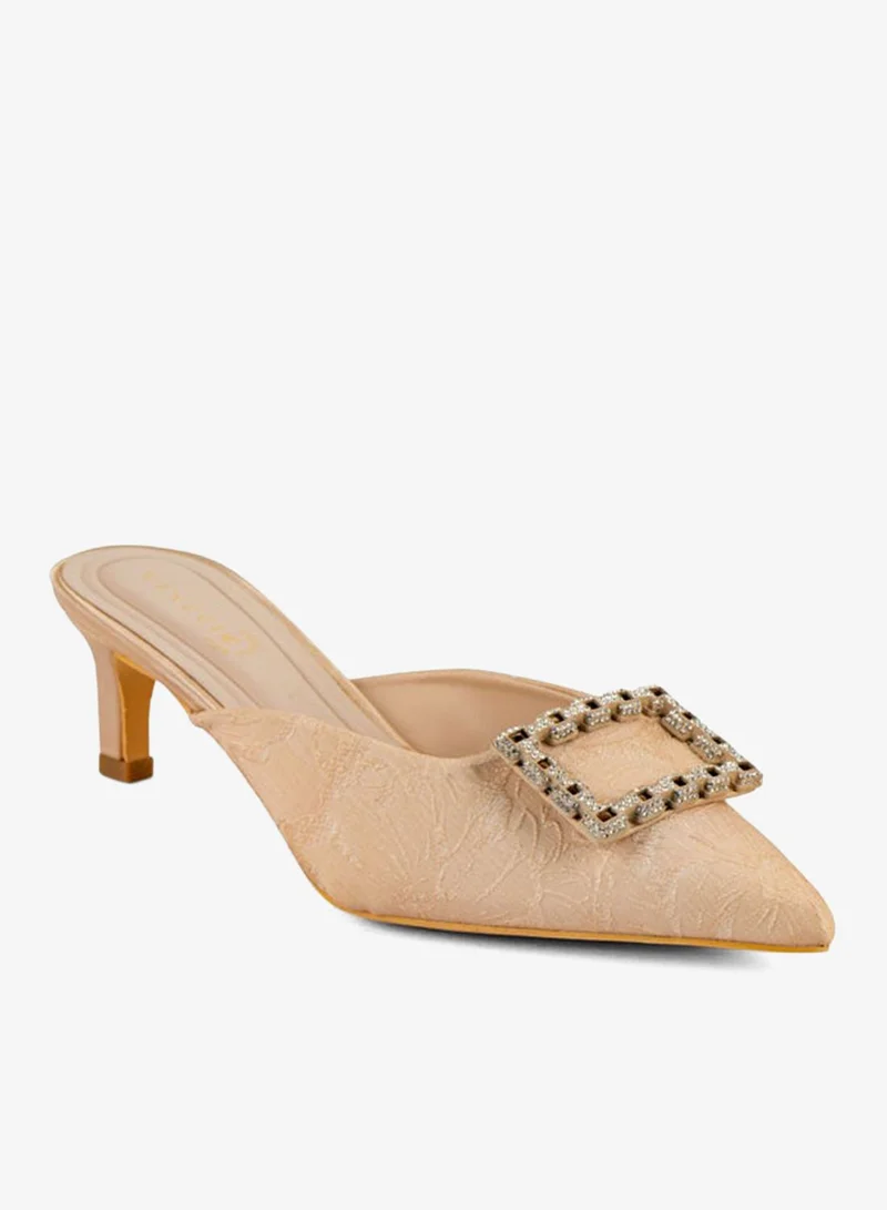 فينتشي مضخات نسائية مدببة إصبع القدم منخفض