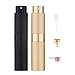 Tekson 8ml Travel Perfume Atomizer Refillable Mini Cologne Spray Bottle Empty Small Aftershave Portable Sprayer for Liquid Dispenser BlackGold - Image 2