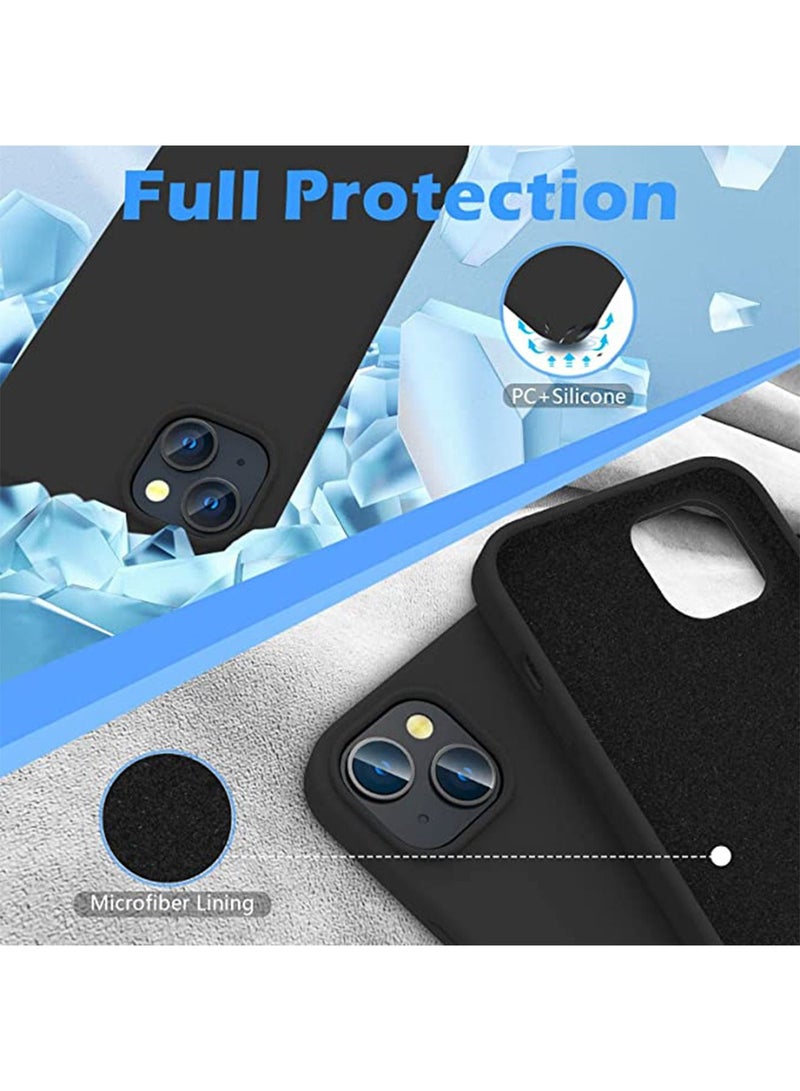 iPhone 14 Plus Mobile Case Cover with Soft Smooth Silky Flexible Silicone Gel Rubber Bumper Cover,Slim Fit Shockproof Protective Phone Back Cover for iPhone 14 Plus 6.7" - Image 3