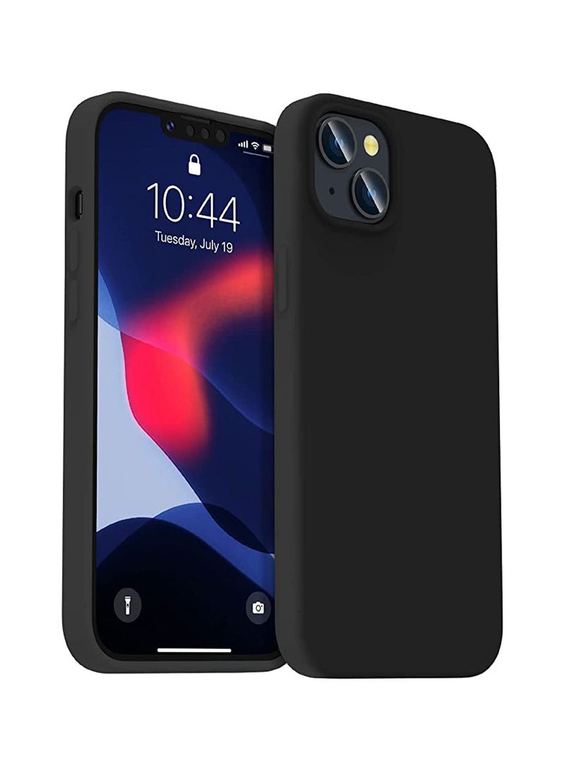 iPhone 14 Plus Mobile Case Cover with Soft Smooth Silky Flexible Silicone Gel Rubber Bumper Cover,Slim Fit Shockproof Protective Phone Back Cover for iPhone 14 Plus 6.7" - Image 1