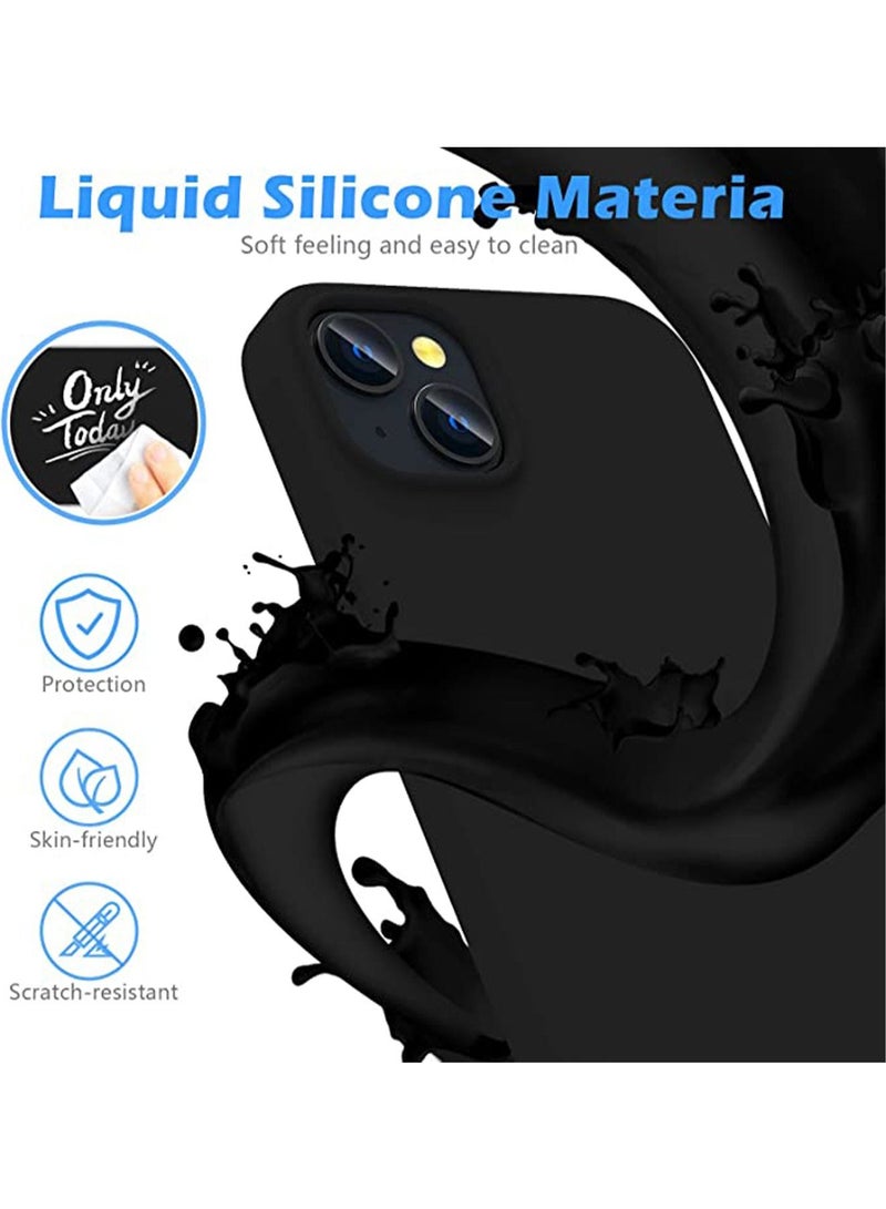 iPhone 14 Plus Mobile Case Cover with Soft Smooth Silky Flexible Silicone Gel Rubber Bumper Cover,Slim Fit Shockproof Protective Phone Back Cover for iPhone 14 Plus 6.7" - Image 4