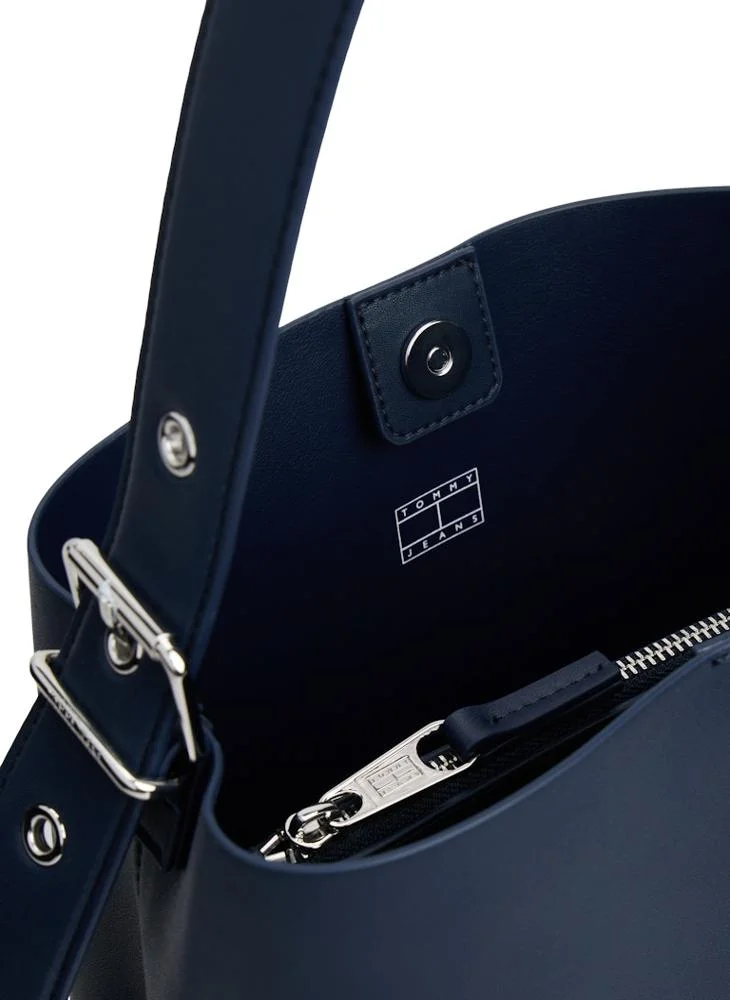 TOMMY JEANS Logo Plaque Hobo Bag