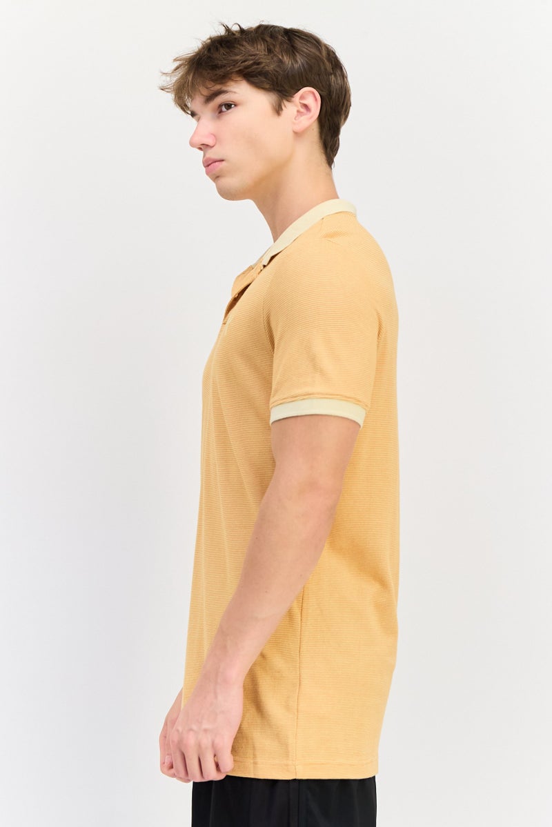 PUMA Men Slim Fit Short Sleeves Outdoor Polo Shirt, Orange - Image 2