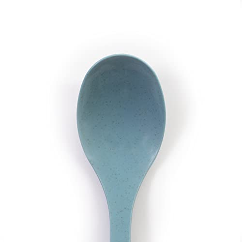 Knork Eco Spoon Cutlery Bamboo Reusable Flatware Set, 12 Piece (12 Eco Spoons), Blue - Image 2