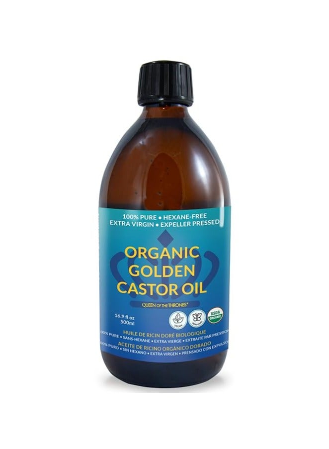 QUEEN OF THE THRONES Organic Golden Castor Oil,QUEEN OF THE THRONES - 500mL  - Image 1