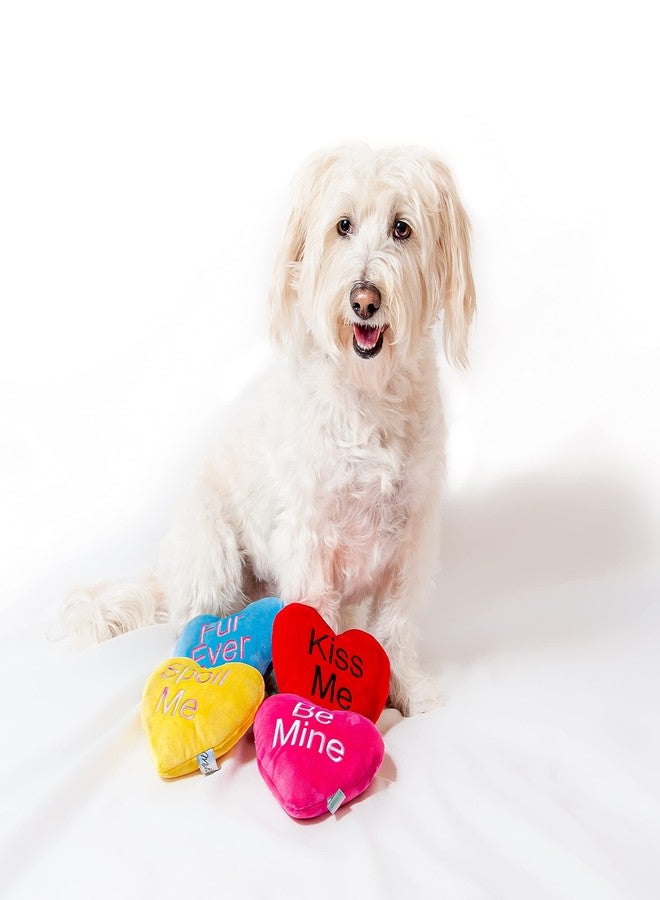 Midlee Candy Heart Valentine's Dog Toy- Set of 4 (Small) - Image 4