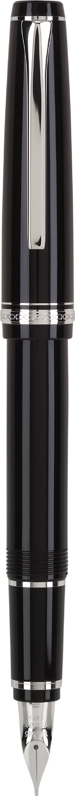 PILOT قلم حبر جاف من مجموعة بايلوت ناميكي فالكون، أسود مع لمسات من الروديوم، رأس ناعم رفيع (60741) - Image 5