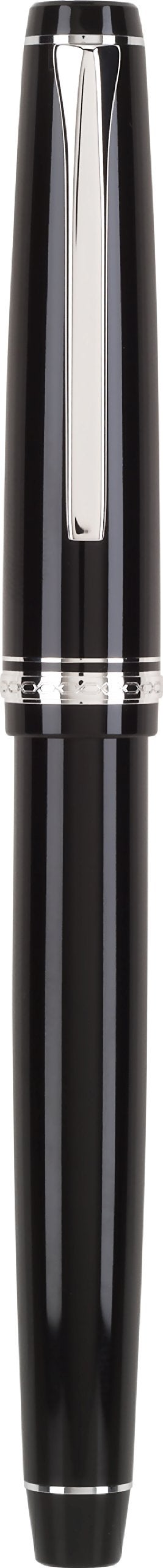 PILOT قلم حبر جاف من مجموعة بايلوت ناميكي فالكون، أسود مع لمسات من الروديوم، رأس ناعم رفيع (60741) - Image 2